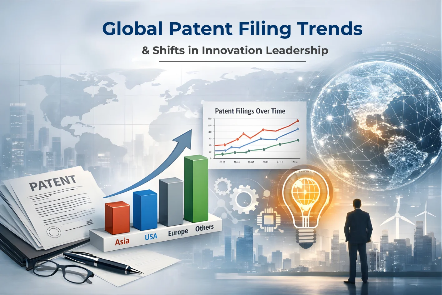 Global Patent Filing Trends & Shifts in Innovation Leadership